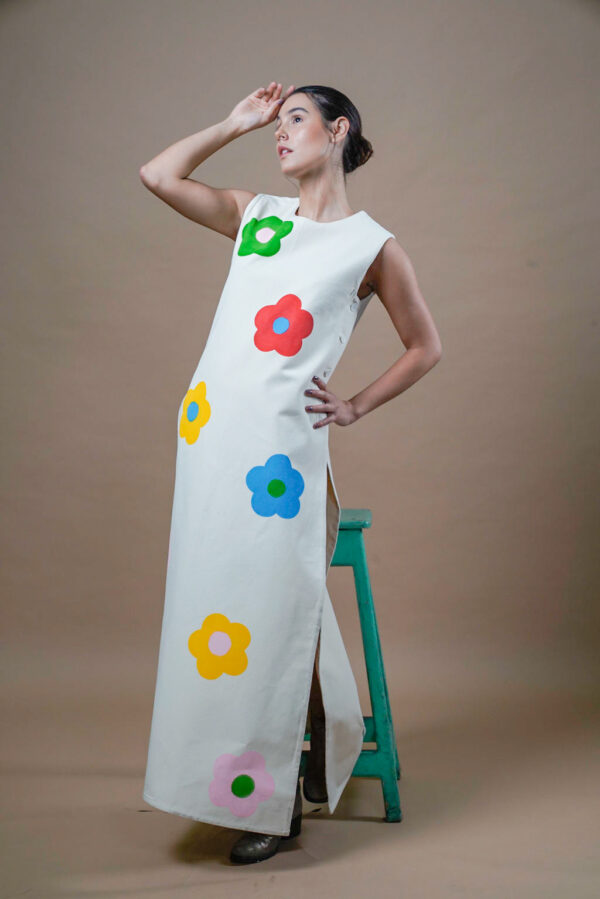 Vestido Abierto Lados